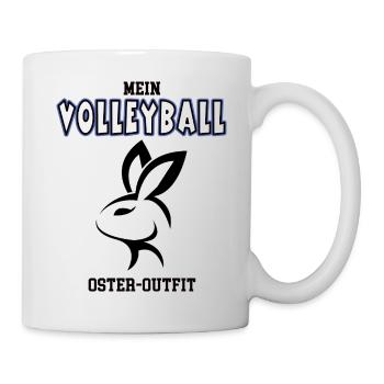 Volleyball Ostern Volleyballer Oster Outfit - Tasse - Weiß - Rechts