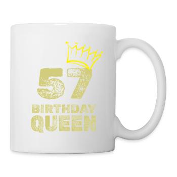 Geburtstag 57 - Tasse - Weiß - Rechts