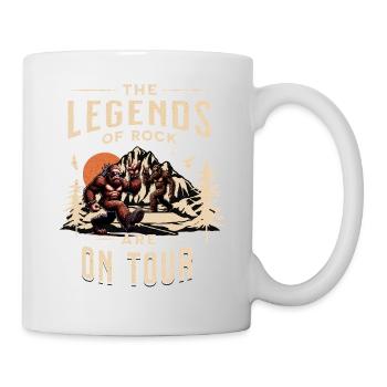Bigfoot Camping -The Legends of Rock are on Tour - Tasse - Weiß - Rechts