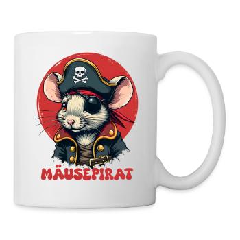 Souris Pirate - Mug blanc - blanc - Droite