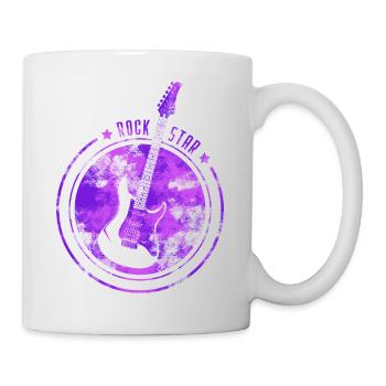Rock Star Violet - Mug blanc - blanc - Droite