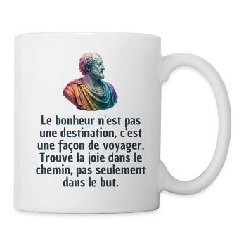 T-shirts Stoïcisme : L'inspiration à portée de soi - Mug blanc - blanc - Droite
