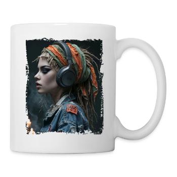 Musik ist mein Leben - Tasse - Weiß - Rechts