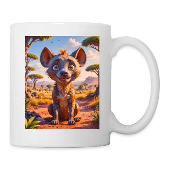 Animaux africains super mignons – Harpie - Mug blanc - blanc - Droite