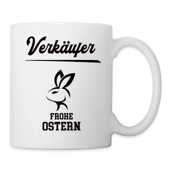 Verkäufer Ostern Geschenk Einzelhandel Verkauf - Tasse - Weiß - Rechts