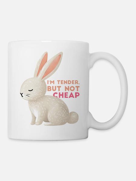 I'm tender, but not cheap - Mug - white
