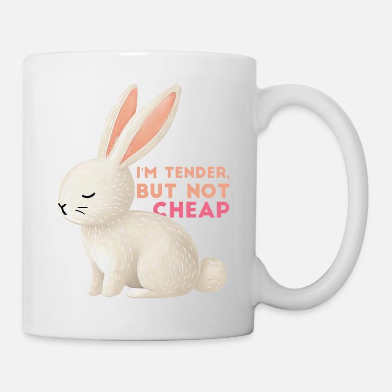 I'm tender, but not cheap - Mug - white