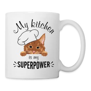 My kitchen is my superpower - Mug - white - Right