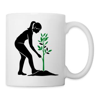 Tree Plants Nature Conservation - Mug - white - Right