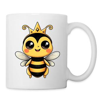 Bee Crown Beekeeper Gift Queen Bee Costume - Mug - white - Right