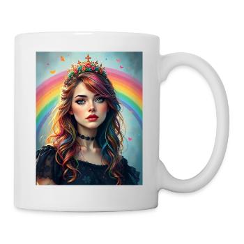 Rainbow Punk Princess - Mug - white - Right
