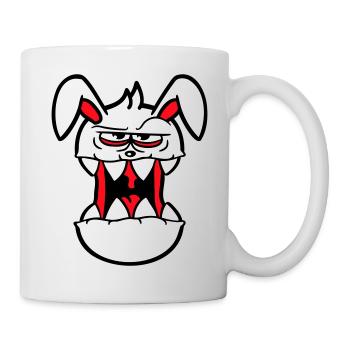 Bunny Monster Evil Cool Halloween Horror - Mug - white - Right