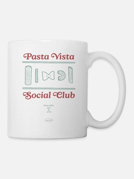 Pasta Vista Social Club - Pasta Love - Mug blanc - blanc