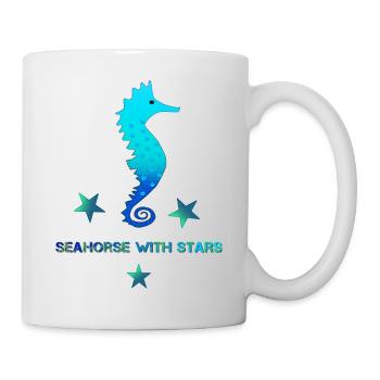 Seepferdchen bestanden Schwimmabzeichen schwimmen - Tasse - Weiß - Rechts