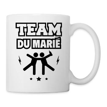 Team du marié,enterrement de vie de garçon,EVG - Mug blanc - blanc - Droite