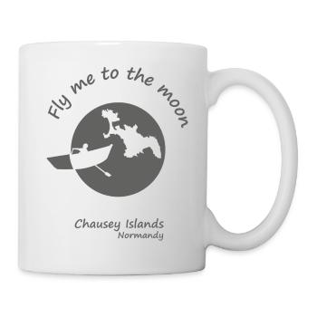 Fly me to the moon- Chausey - Mug blanc - blanc - Droite