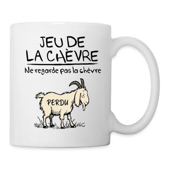 Le jeu de la chèvre - Mug blanc - blanc - Droite