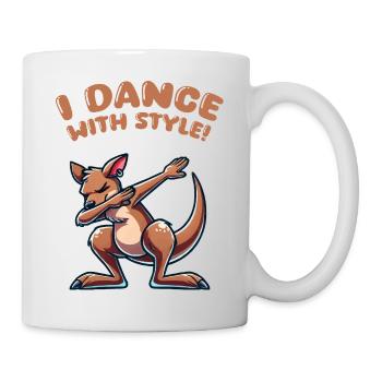 Dabbing kangourou - Mug blanc - blanc - Droite