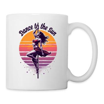 Pole dance - Danse au soleil - Mug blanc - blanc - Droite