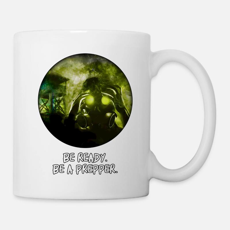 Be ready. Be a Prepper. - Mug - white