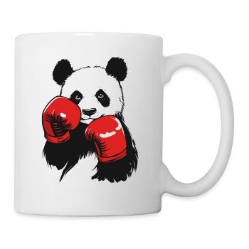 Boxing Panda Red Boxing Gloves - Mug - white - Right