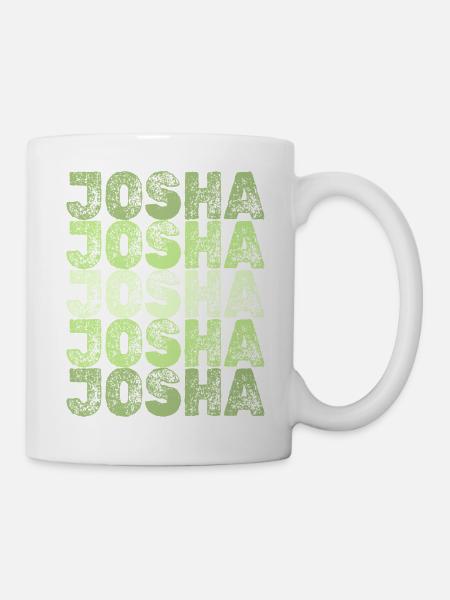 Josha als Josha - Tasse - Weiß
