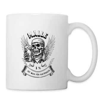 Malle is for beginners - Mug - white - Right