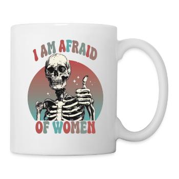 J’ai peur des femmes qui disent drôle - Mug blanc - blanc - Droite