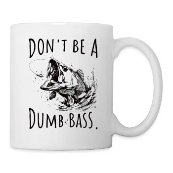 Perch Fishing Angler Saying Funny - Mug - white - Right