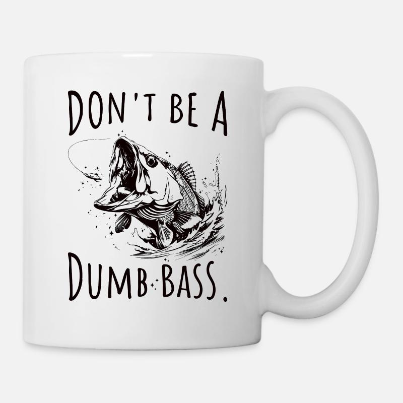 Barsch Angeln Angler Spruch lustig - Tasse - Weiß