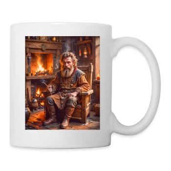 Domovoi, de maison slave et protection familiale - Mug blanc - blanc - Droite