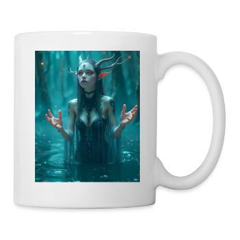Rusalka, Slavic water spirit, seductive and deadly - Mug - white - Right