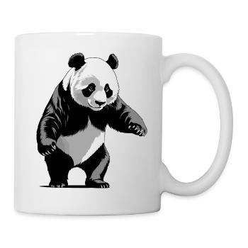 Panda - Cute Animal Design - Tasse - Weiß - Rechts
