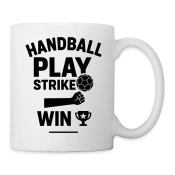 Handball spielt gewinnt Handball Handball Spieler Sport - Tasse - Weiß - Rechts