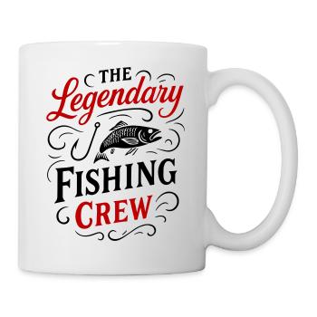 Fishing Crew Spruch - Tasse - Weiß - Rechts