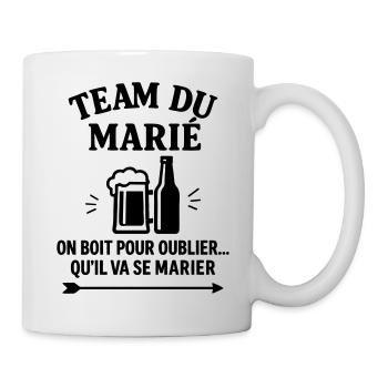 Team du marié,EVG,enterrement vie garçon - Mug blanc - blanc - Droite