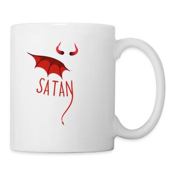SatAngel - Satan and Angel - half Devil half Angel - Mug - white - Right