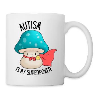autism is my superpower neurospicy - Mug - white - Right