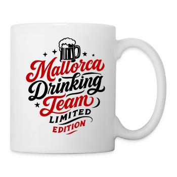 Mallorca Drinking Team Malle - Tasse - Weiß - Rechts