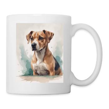 Dog Portrait Watercolor - Mug - white - Right