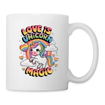 Love Is Unicorn Magic - Mug - white - Right