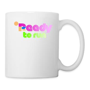 Ready To Run - Starting Block Runner Marathon - Mug - white - Right