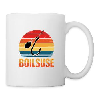 Boilsuse Vintage Hook – Retro Karpfenangler Design - Tasse - Weiß - Rechts
