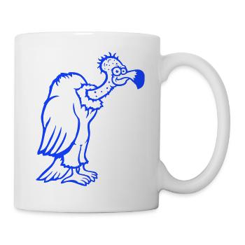 Vulture Scavenger Bird Funny Vultures Vulture Vulture Fun - Mug - white - Right