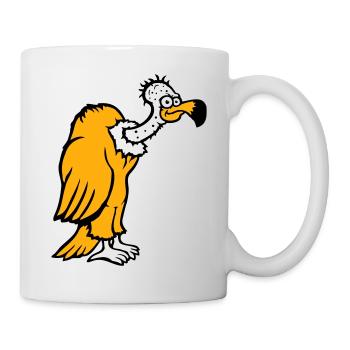 Vulture Scavenger Bird Funny Vultures Vulture Vulture Fun - Mug - white - Right
