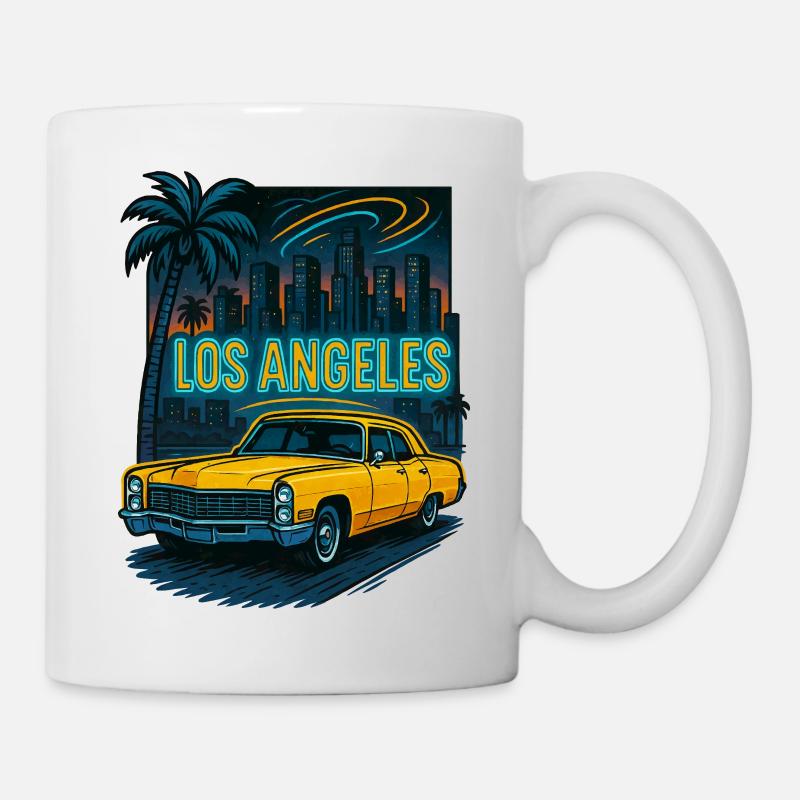 Horizon de Los Angeles - Mug blanc - blanc