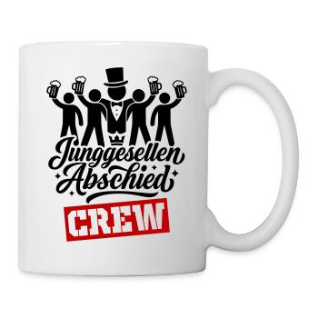 Junggesellen Abschied Crew Jga Lustig - Tasse - Weiß - Rechts