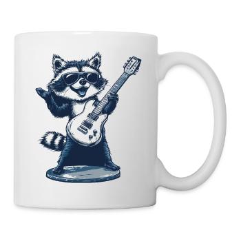 Rock Raccoon -The Original - Mug - white - Right