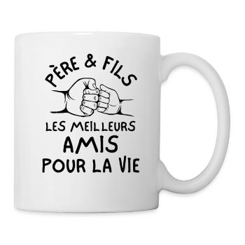 Fte des pres pre et fils - Mug blanc - blanc - Droite