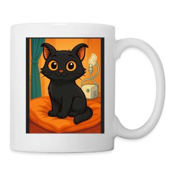 SoulPaws & Hooves, Hubert the Cult Cat - Mug - white - Right